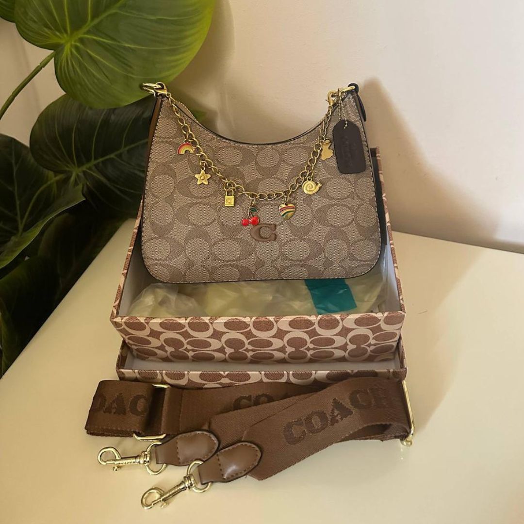 Coach Juliet Shoulder Bag - Signature Khaki