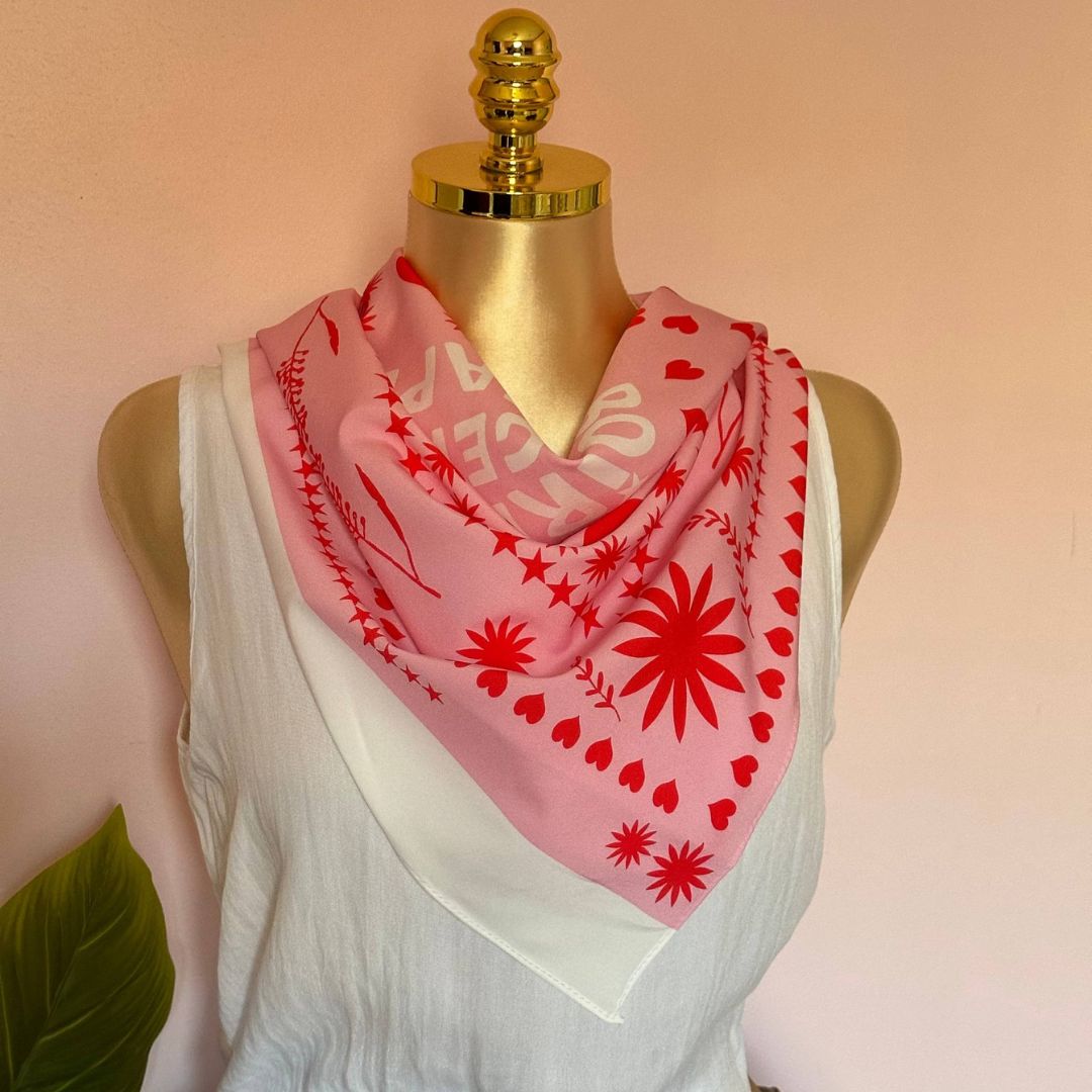 Pink Hearts Scarf ❣️