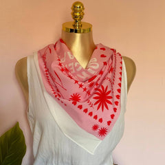 Pink Hearts Scarf ❣️