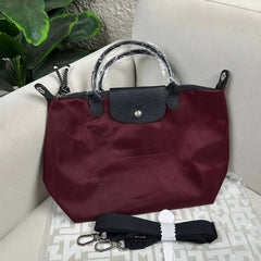 Longchamp Le Pliage Energy Large Top Handle Bag - Wine