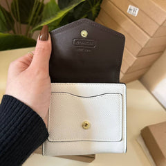 Coach Wyn Trifold Wallet Nude