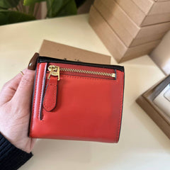 Coach Wyn Small Wallet in Color block Signature Canvas