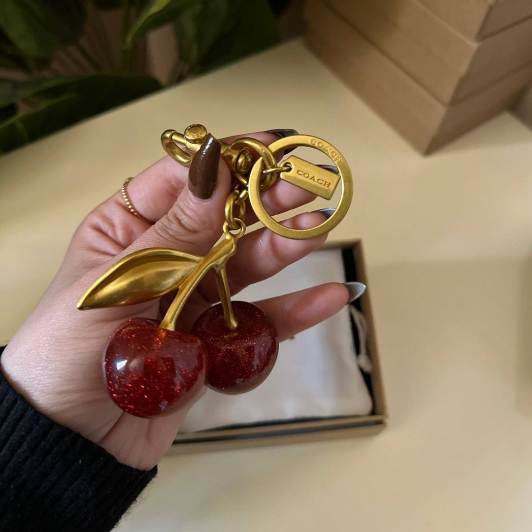 Coach Cherry Bag Charm