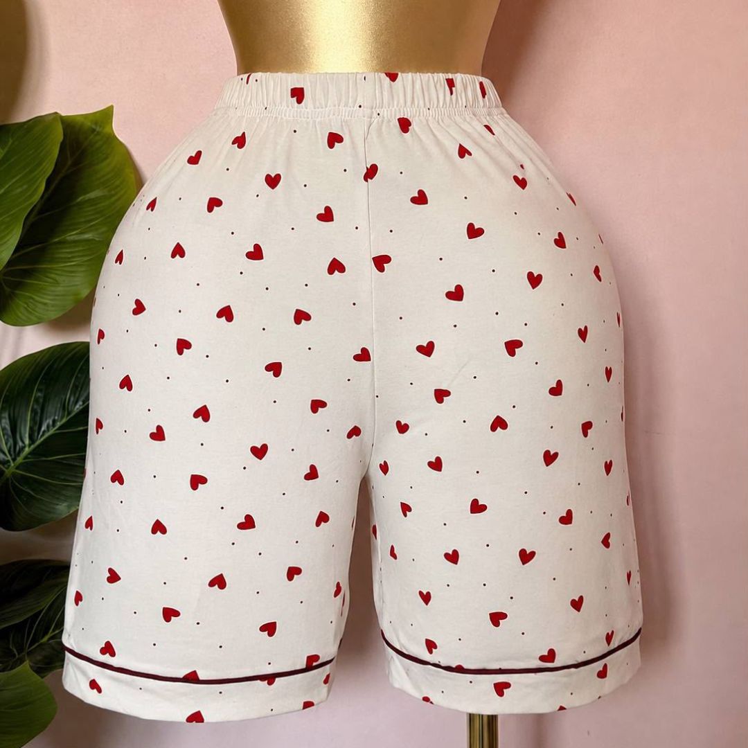 Scarlet Hearts Pijama Set ❣️