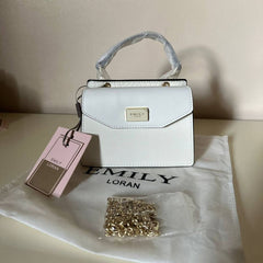 Emily Loran Mini Satchel - White