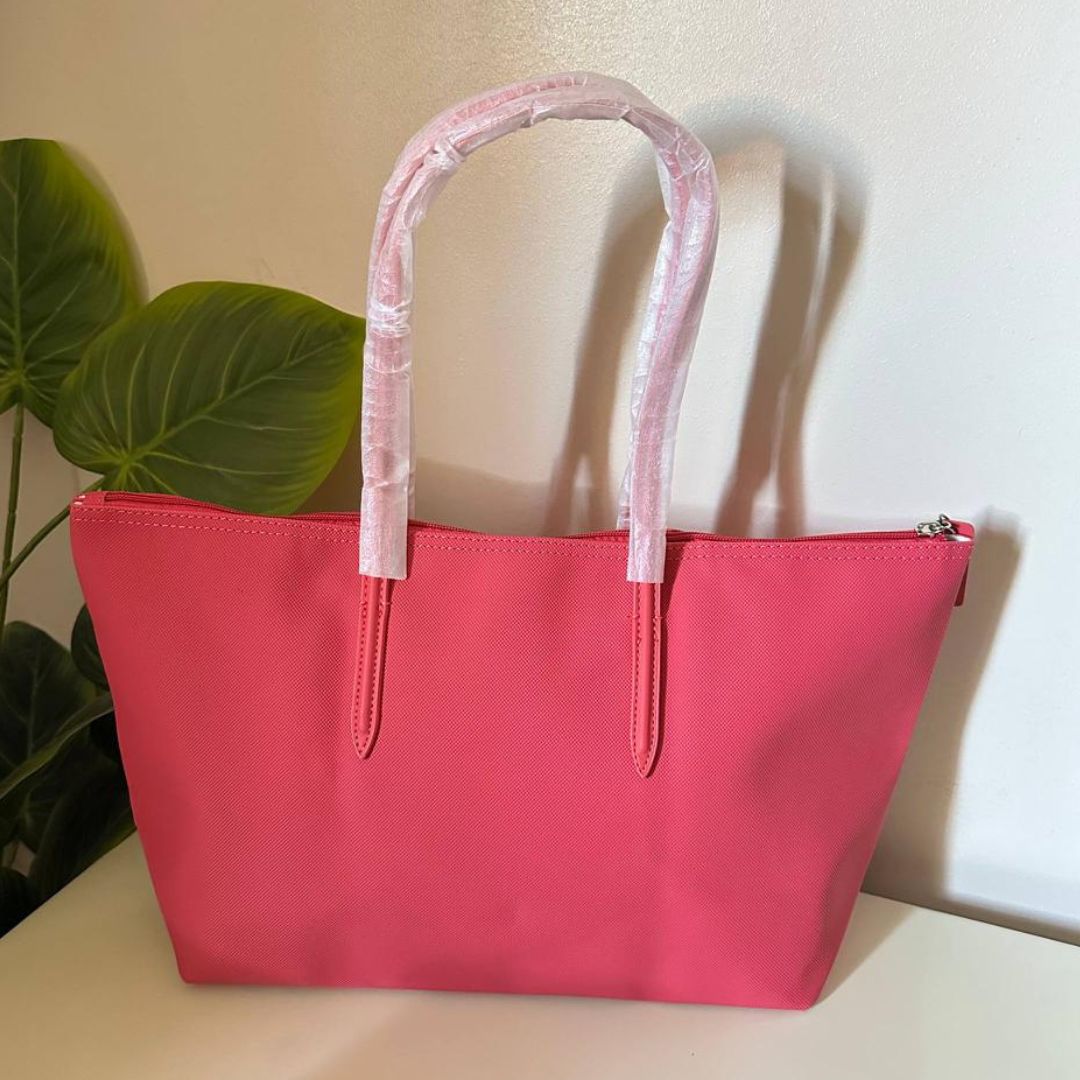Lacoste L.12.12 Concept Zip Tote Bag - Azalea