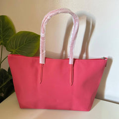 Lacoste L.12.12 Concept Zip Tote Bag - Azalea