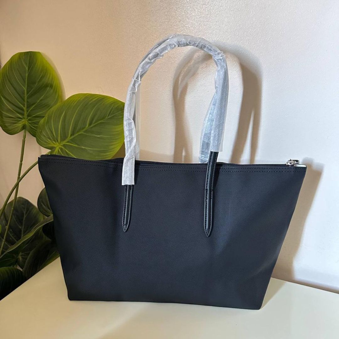 Lacoste L.12.12 Concept Zip Tote Bag - Black