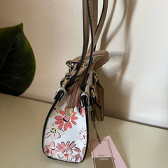 Emily Loran Mini Tote - Belted Contrast Nude