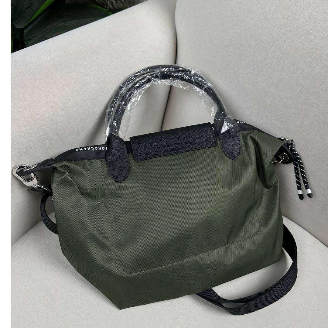 Longchamp Le Pliage Energy Medium Top Handle Bag - Olive