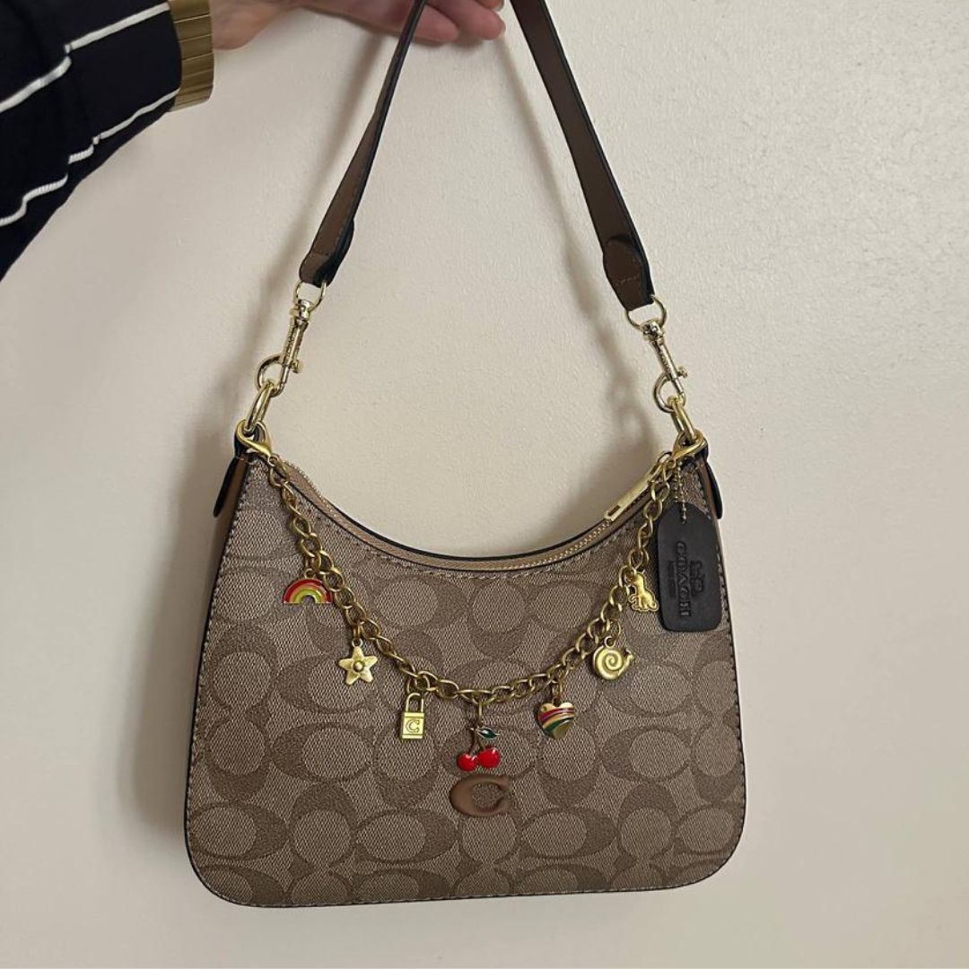 Coach Juliet Shoulder Bag - Signature Khaki