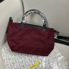 Longchamp Le Pliage Energy Medium Top Handle Bag - Wine