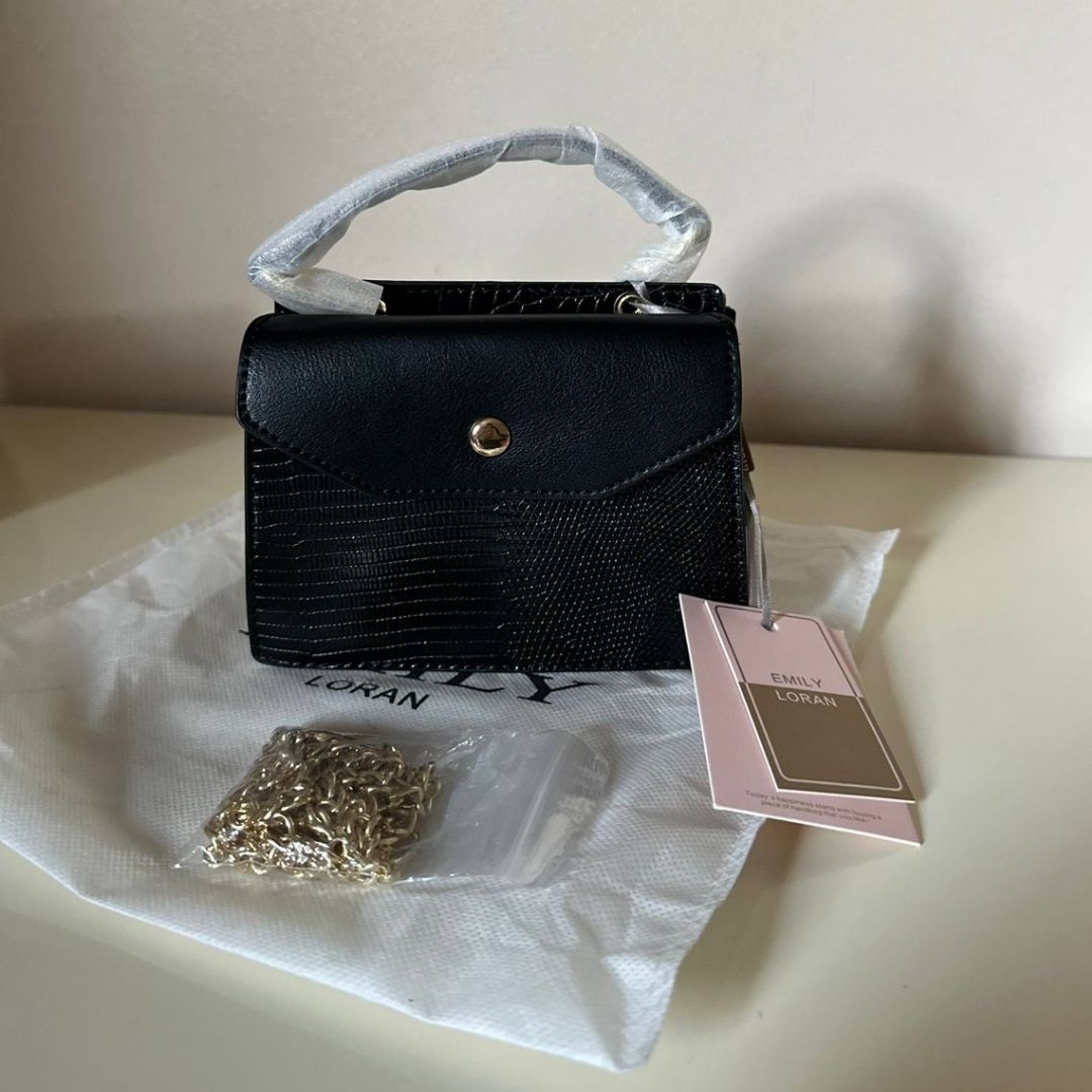 Emily Loran Mini Satchel - Black