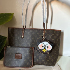 Louis Vuitton Never full MM - Monogram Classic with Owl Charm