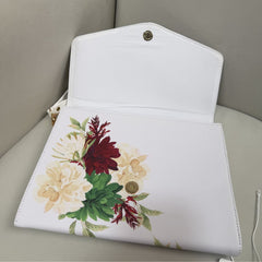 Ted Baker Floral Print Saffiano Envelope Wristlet - Clutch