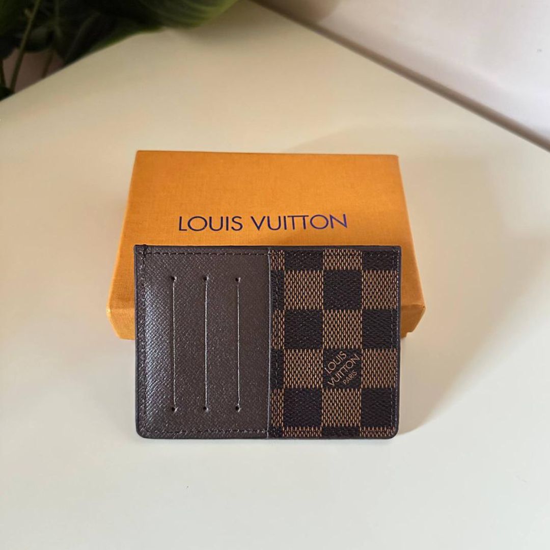 Louis Vuitton Monogram Card Holder Wallet - Damier Ebene