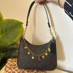 Coach Juliet shoulder bag Signature Brown