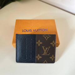 Louis Vuitton Monogram Card Holder Wallet - Black