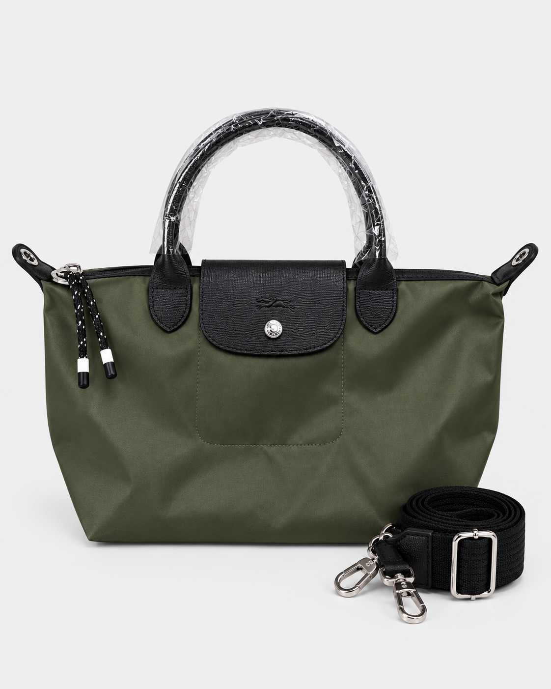 Longchamp Le Pliage Energy Medium Top Handle Bag - Olive