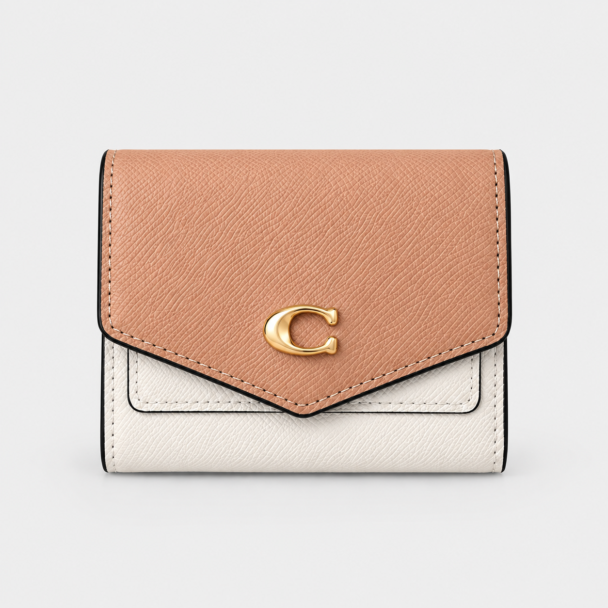 Coach Wyn Trifold Wallet Nude