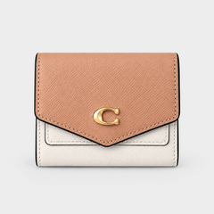 Coach Wyn Trifold Wallet Nude