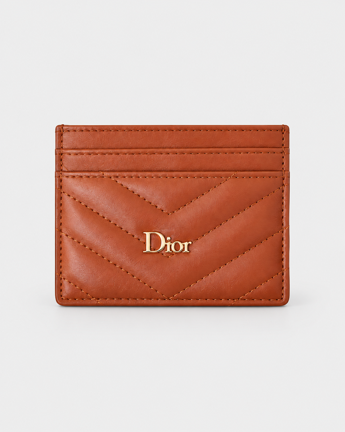 Dior Trianon Freesia Card Holder - Brown