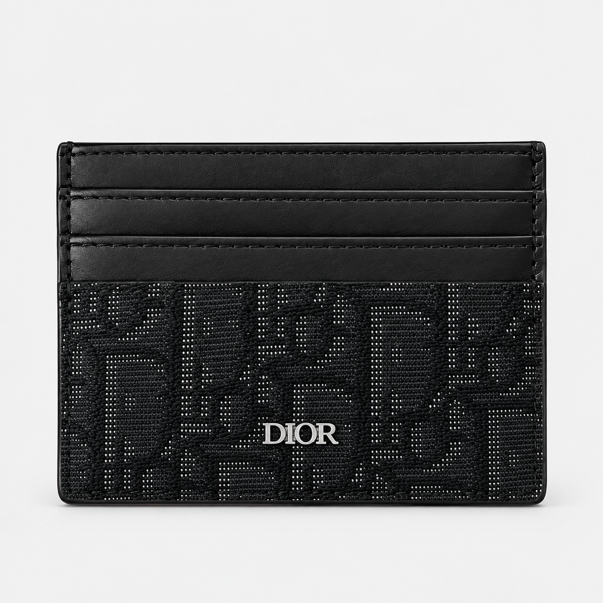 Dior Oblique Card Holder - Black