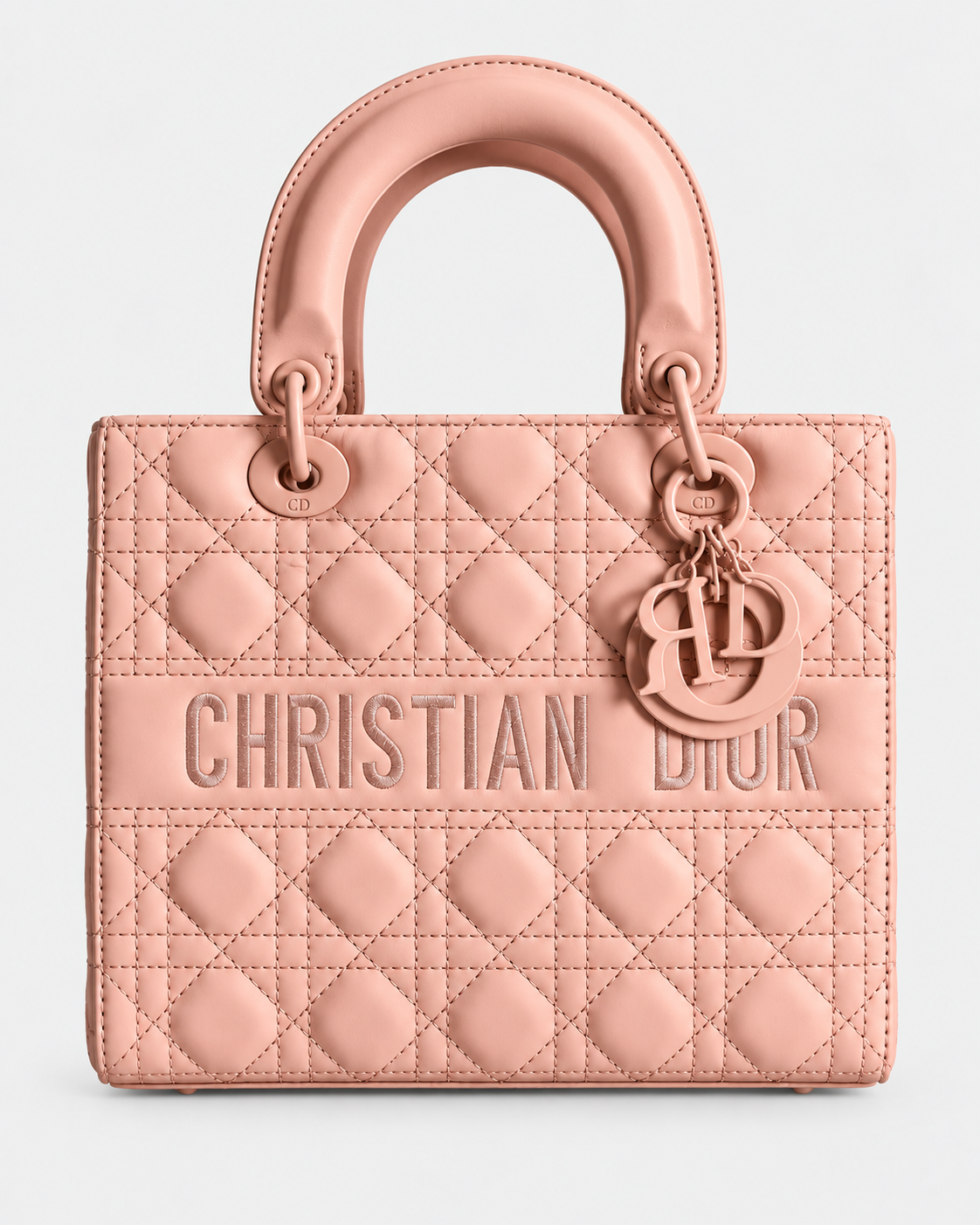 Christian Dior small lady Blush Cannage Lambskin Bag