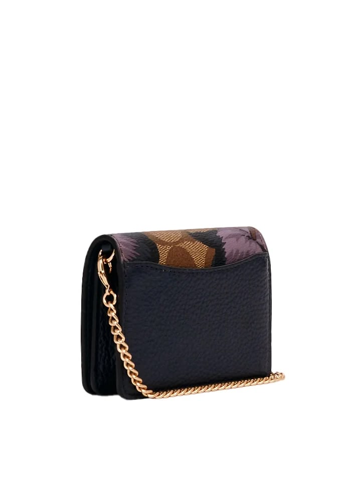 Coach 6265 Mini Wallet In Signature Canvas With Kaffe Fassett Print