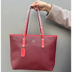 Coach Tote - Burgundy