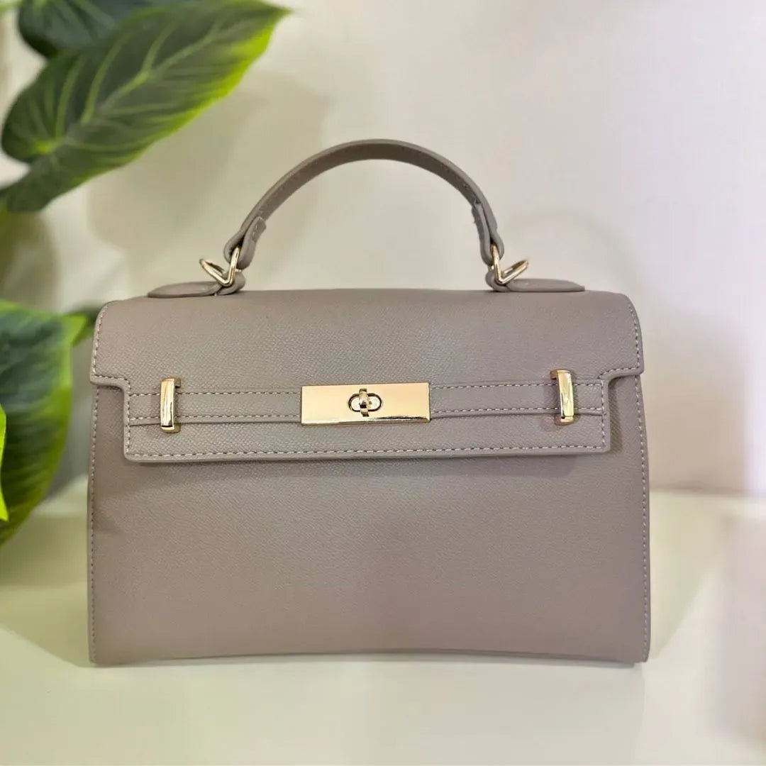 David Jones Paris Top Handle Bag - Café