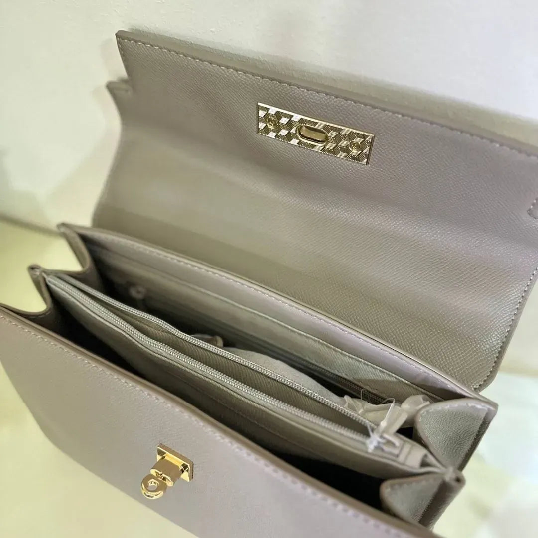 David Jones Paris Top Handle Bag - Café