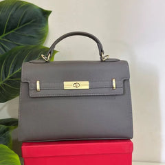 David Jones Paris Top Handle Bag - Grey