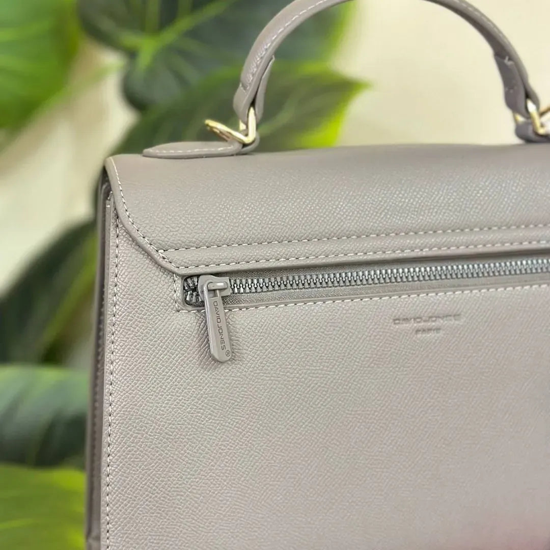 David Jones Paris Top Handle Bag - Grey