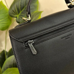 David Jones Paris Top Handle Bag - Black