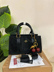 Coach Meggie Tote with Charms - Black