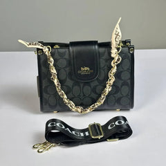 Coach Slim Crossbody Signature Canvas clutch - Black