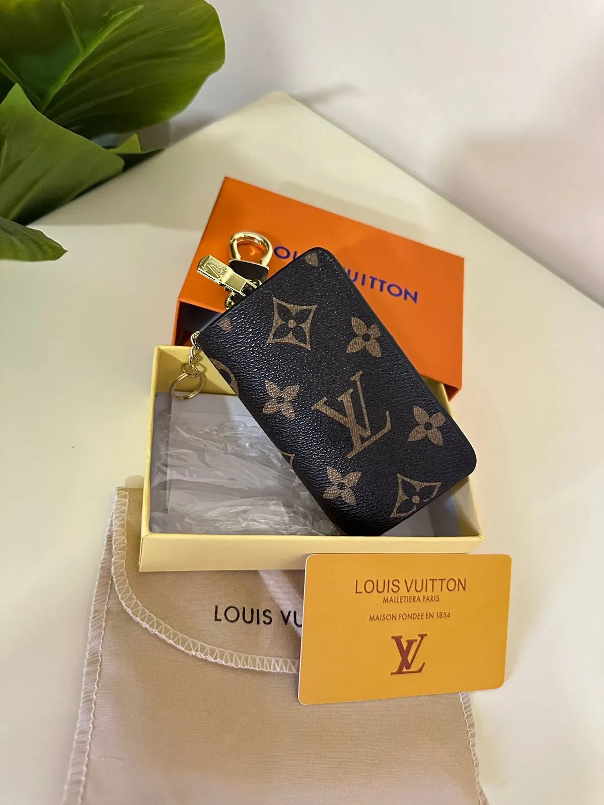 Key Pouch LV Monogram Keychain Wallet