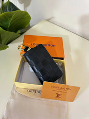 LOUIS VUITTON Empreinte Key Pouch Black