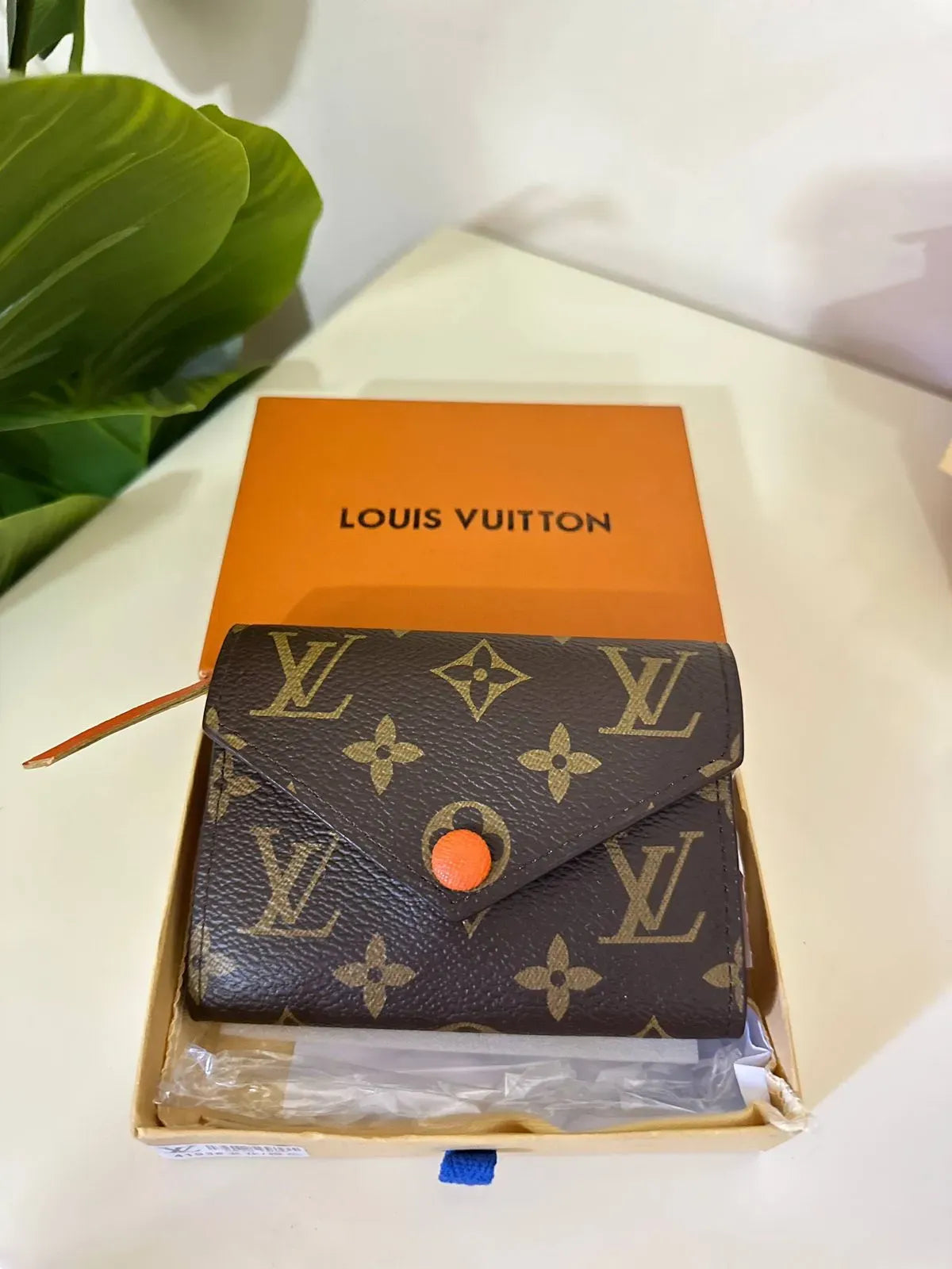 Louis Vuitton Monogram Wallet -orange