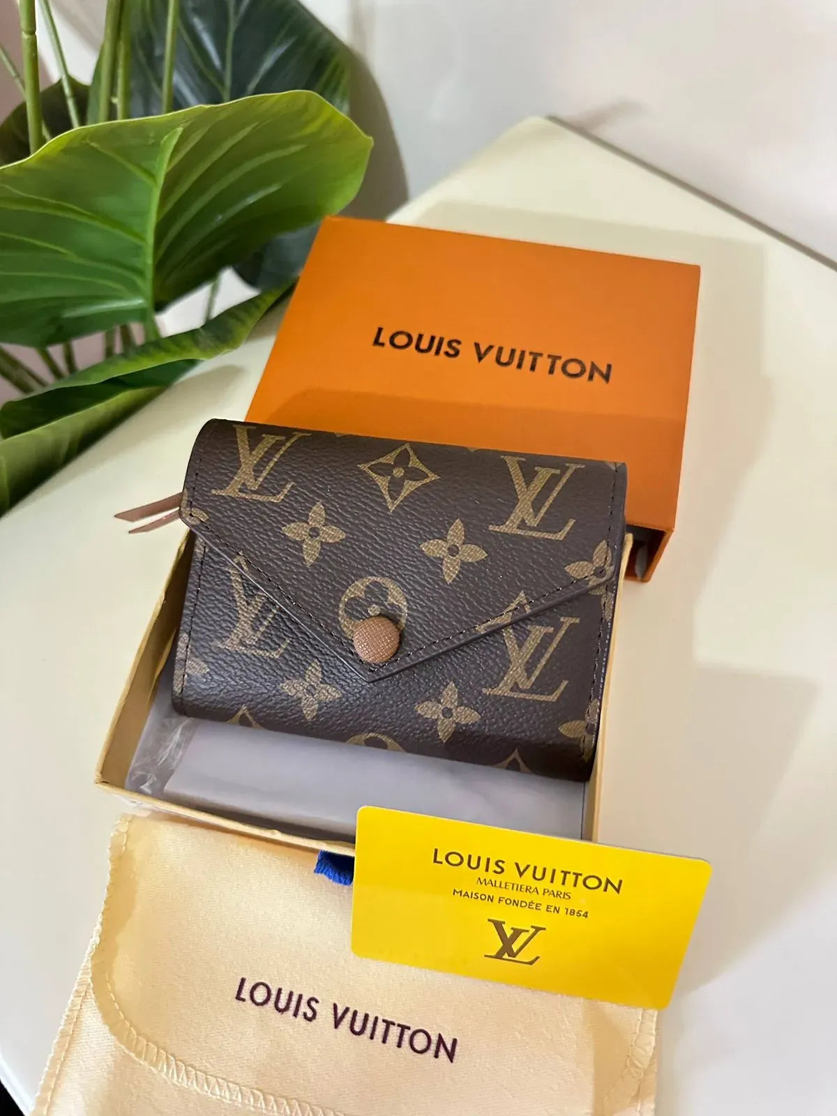 Louis Vuitton Monogram Wallet -Brown