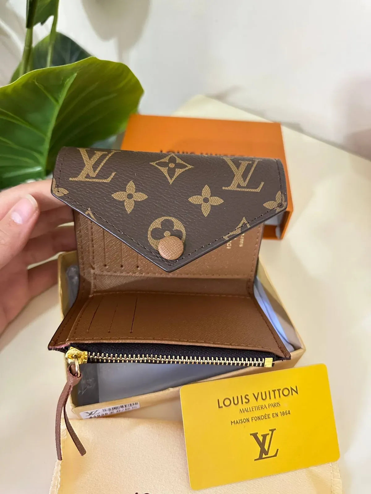 Louis Vuitton Monogram Wallet -Brown