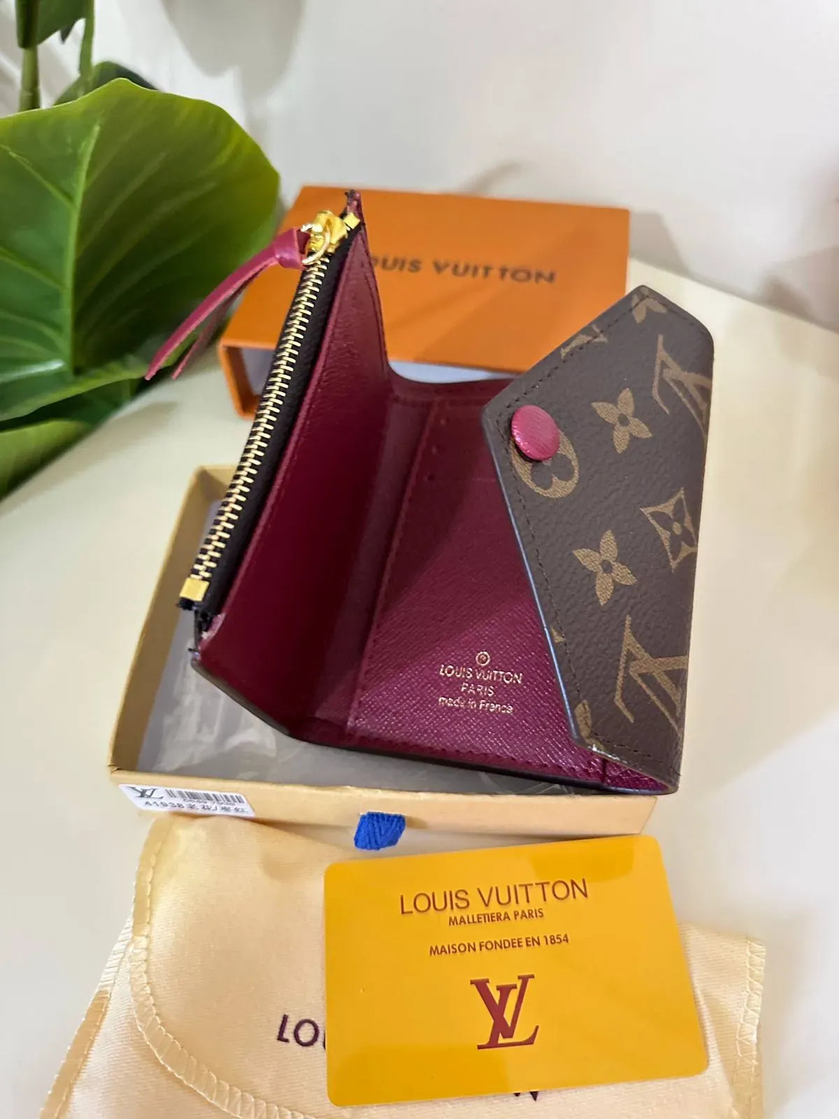 Louis Vuitton Monogram Wallet -Rosalie Coin Purse Fuchsia