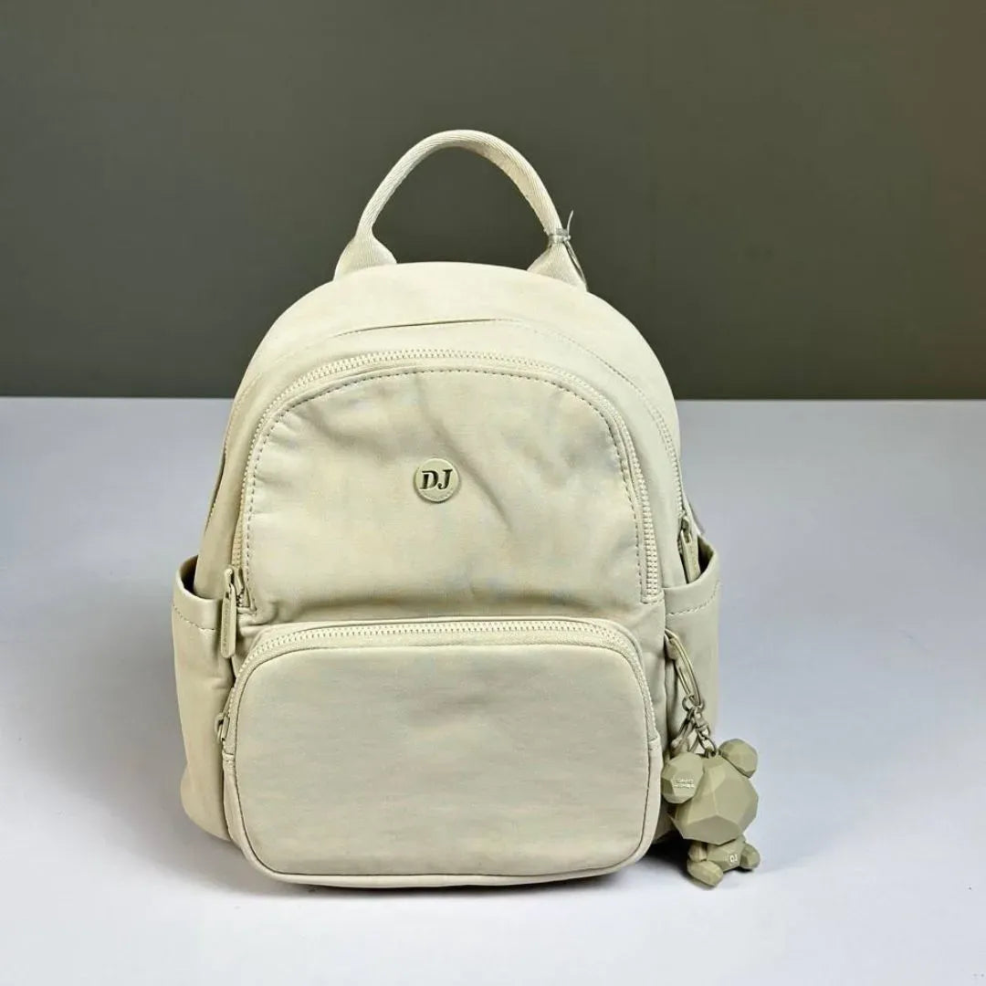 David Jones Nylon Backpack Off-white