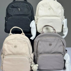 David Jones Nylon Backpack Beige