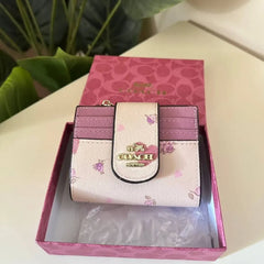 Coach Floral signature Wallet for Women Leather