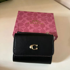 Coach Wyn Small Wallet - Black