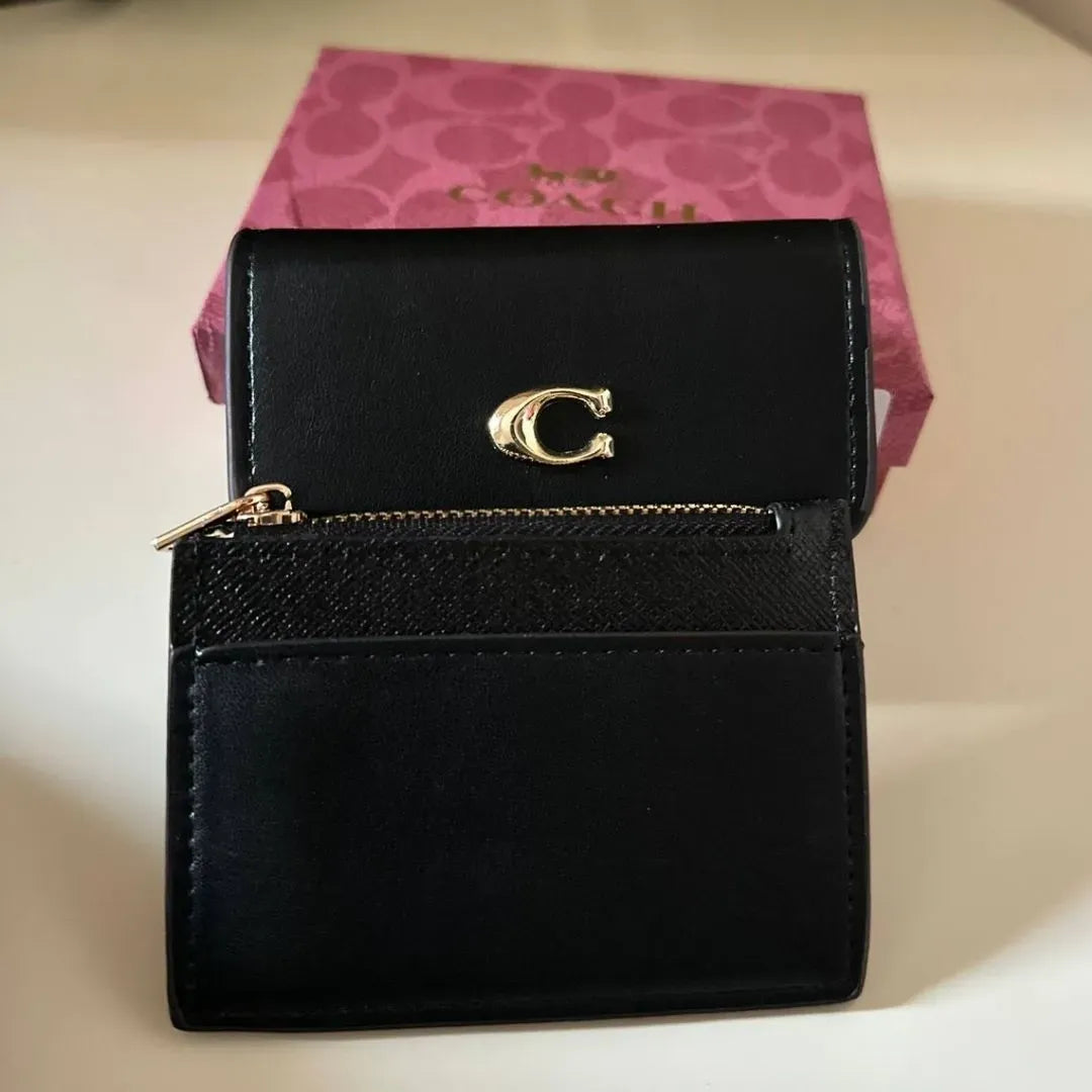Coach Wyn Small Wallet - Black