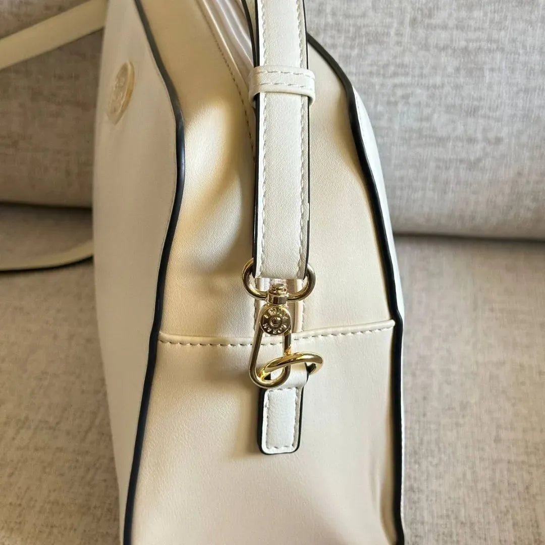 Emily Loran Pastel Duo Clear Transparent Tote with Crossbody Bag