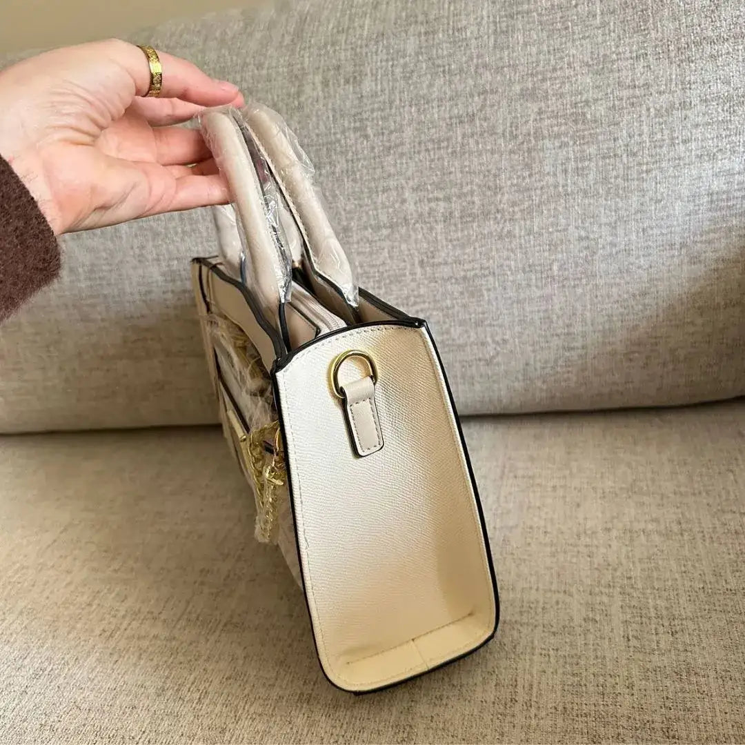 Emily Loran Pastel Harmony Handbag with Wallet - Light Cream